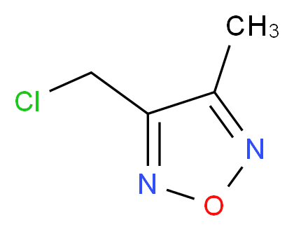 3-(chloromethyl)-4-methyl-1,2,5-oxadiazole_分子结构_CAS_)