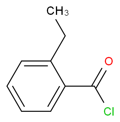 2-乙基苯甲酰氯_分子结构_CAS_76118-05-3)