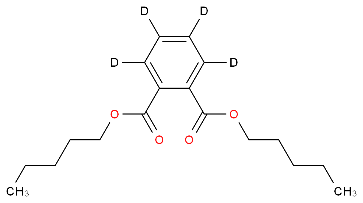 1,2-dipentyl (<sup>2</sup>H<sub>4</sub>)benzene-1,2-dicarboxylate_分子结构_CAS_358730-89-9