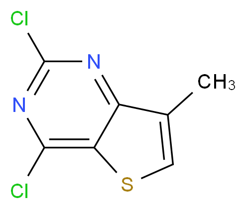 2,4-Dichloro-7-methylthieno[3,2-d]pyrimidine_分子结构_CAS_35265-83-9)