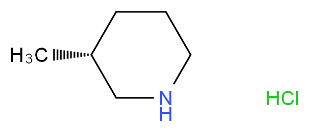 (3R)-3-methylpiperidine hydrochloride_分子结构_CAS_223792-48-1