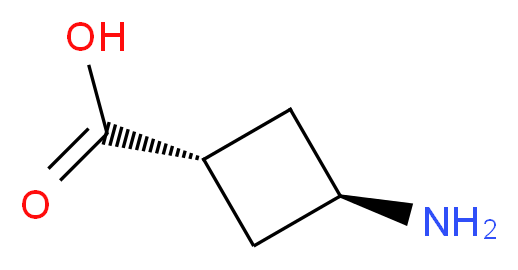 trans-3-Aminocyclobutanecarboxylic acid_分子结构_CAS_74307-75-8)