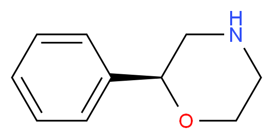 (S)-2-Phenylmorpholine_分子结构_CAS_74572-15-9)