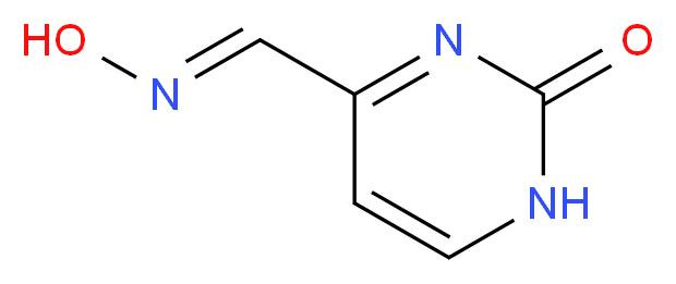 4-[(hydroxyimino)methyl]-1,2-dihydropyrimidin-2-one_分子结构_CAS_7460-56-2