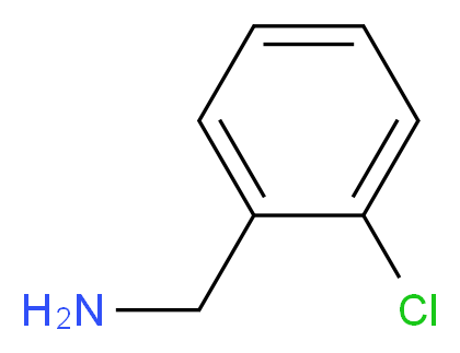 (2-chlorophenyl)methanamine_分子结构_CAS_89-97-4