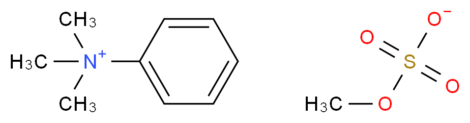 N,N,N-trimethylanilinium methyl sulfate_分子结构_CAS_28001-58-3