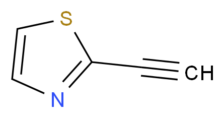 2-ethynylthiazole_分子结构_CAS_111600-85-2)