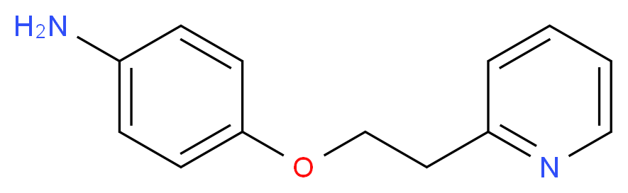 4-(2-Pyridin-2-ylethoxy)aniline_分子结构_CAS_)