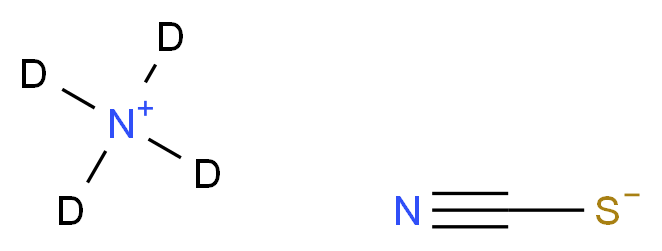 (<sup>2</sup>H<sub>4</sub>)azanium; cyanosulfanide_分子结构_CAS_36700-77-3