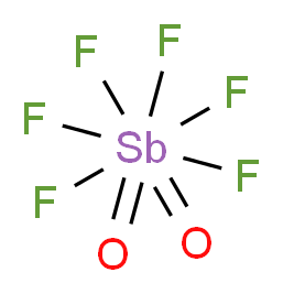 Dioxygenyl hexafluoroantimonate 98%_分子结构_CAS_12361-66-9)