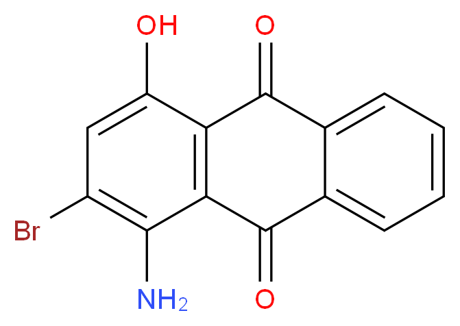 1-Amino-2-bromo-4-hydroxy-anthraquinone_分子结构_CAS_116-82-5)