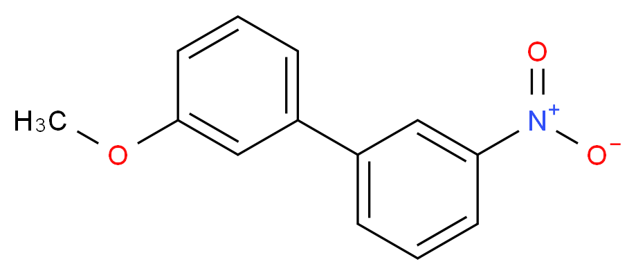 1-(3-methoxyphenyl)-3-nitrobenzene_分子结构_CAS_128923-93-3