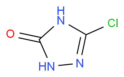 3-chloro-1H-1,2,4-triazol-5(4H)-one_分子结构_CAS_)