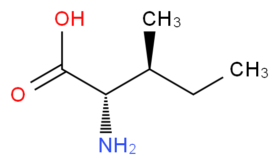 (2S,3S)-2-Amino-3-methylpentanoic acid_分子结构_CAS_73-32-5)