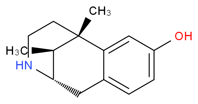 (1S,9S,13S)-1,13-dimethyl-10-azatricyclo[7.3.1.0<sup>2</sup>,<sup>7</sup>]trideca-2,4,6-trien-4-ol_分子结构_CAS_16670-83-0