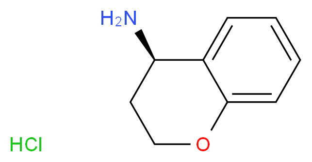 (4R)-3,4-dihydro-2H-1-benzopyran-4-amine hydrochloride_分子结构_CAS_730980-59-3