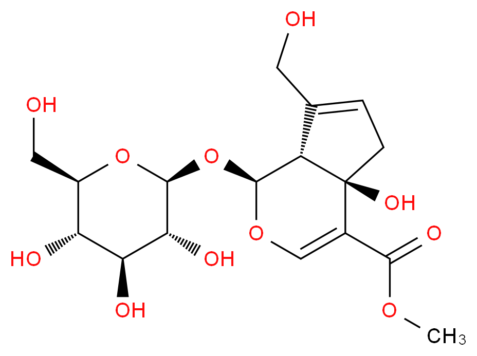 Theviridoside_分子结构_CAS_23407-76-3)