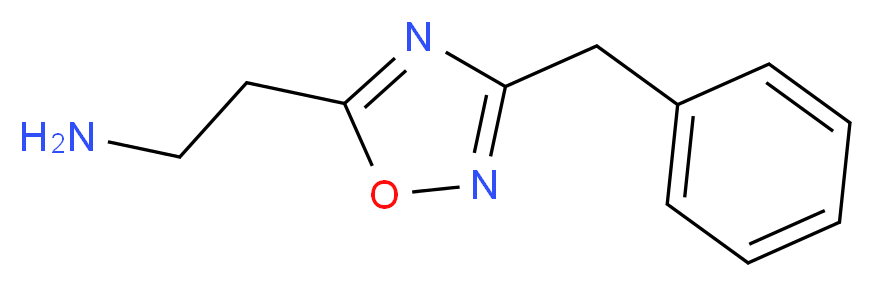 2-(3-benzyl-1,2,4-oxadiazol-5-yl)ethanamine_分子结构_CAS_915919-89-0)