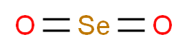 (oxo-λ<sup>6</sup>-selanylidene)oxidane_分子结构_CAS_7446-08-4