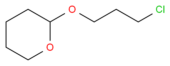 2-(3-chloropropoxy)oxane_分子结构_CAS_42330-88-1