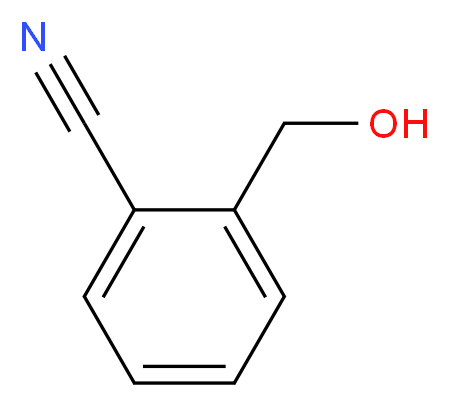2-(Hydroxymethyl)benzonitrile_分子结构_CAS_89942-45-0)