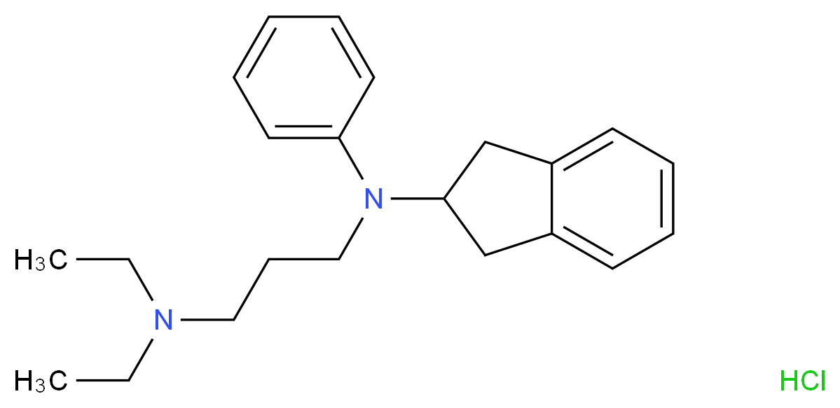 Aprindine 盐酸盐_分子结构_CAS_33237-74-0)