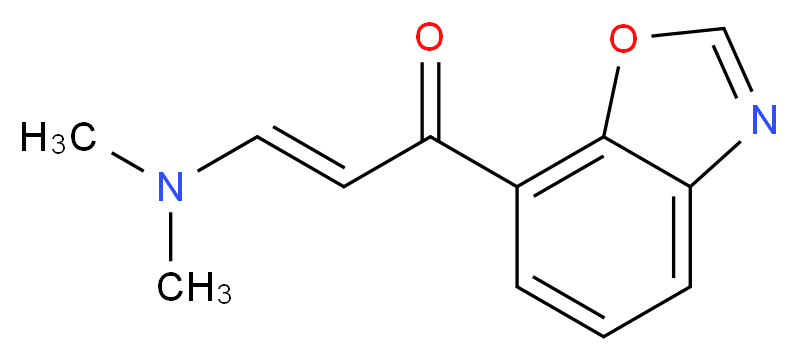 1-(1,3-Benzoxazol-7-yl)-3-(dimethylamino)-2-propen-1-one_分子结构_CAS_)