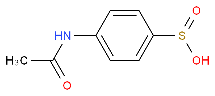 4-Acetamidobenzenesulfinic Acid_分子结构_CAS_710-24-7)