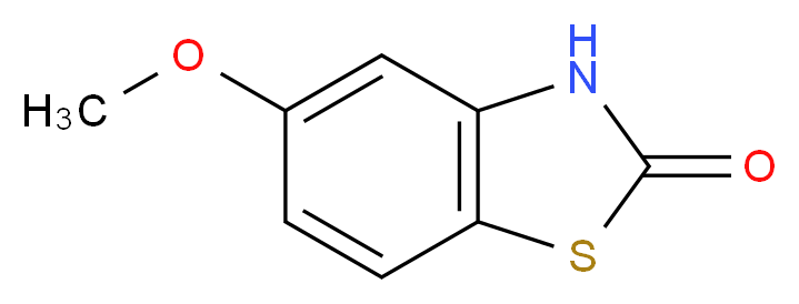 5-methoxy-2,3-dihydro-1,3-benzothiazol-2-one_分子结构_CAS_15193-51-8