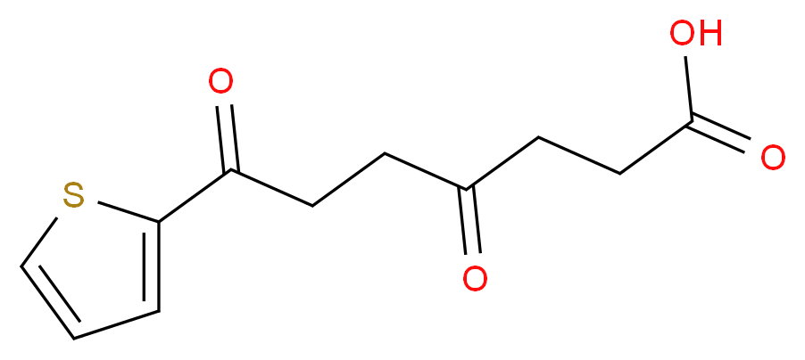 4,7-Dioxo-7-thiophen-2-yl-heptanoic acid_分子结构_CAS_24090-18-4)