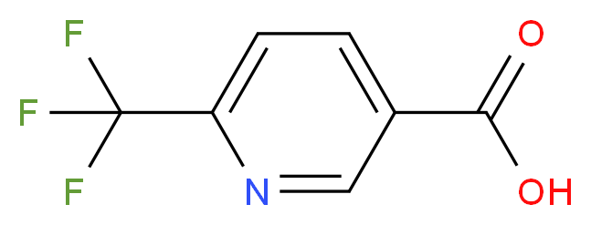 6-(trifluoromethyl)pyridine-3-carboxylic acid_分子结构_CAS_231291-22-8