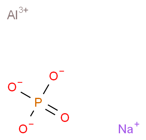 aluminium(3+) ion sodium phosphate_分子结构_CAS_7785-88-8