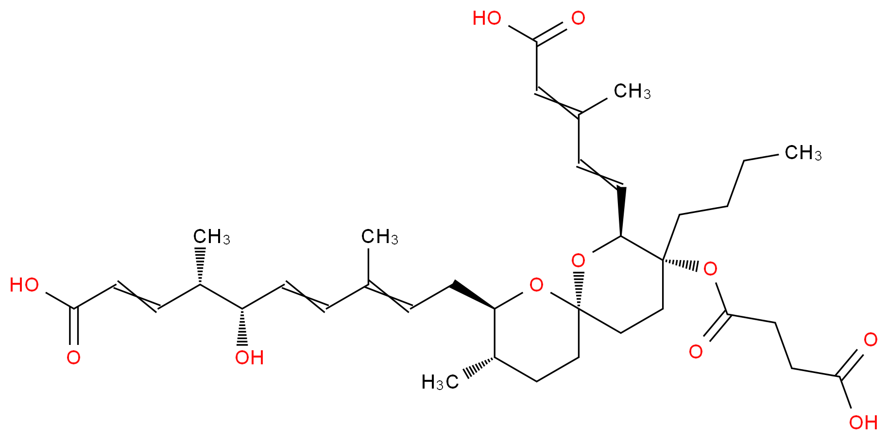 Reveromycin A_分子结构_CAS_134615-37-5)