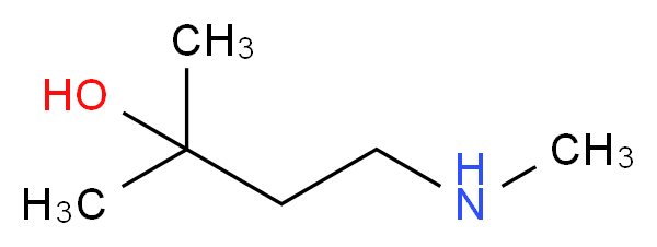 2-Methyl-4-(methylamino)butan-2-ol_分子结构_CAS_866223-53-2)