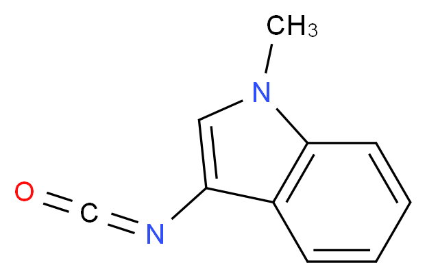 3-isocyanato-1-methyl-1H-indole_分子结构_CAS_124808-78-2