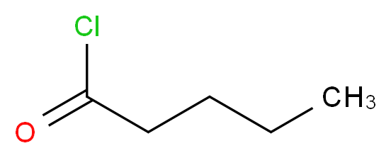 戊酰氯_分子结构_CAS_638-29-9)