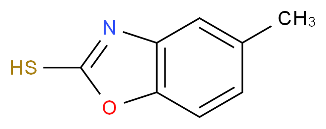 5-Methyl-1,3-benzoxazole-2-thiol_分子结构_CAS_22876-22-8)