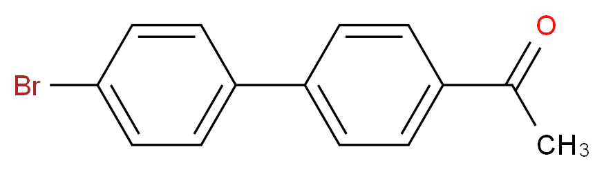 4'-(4-溴苯基)苯乙酮_分子结构_CAS_5731-01-1)