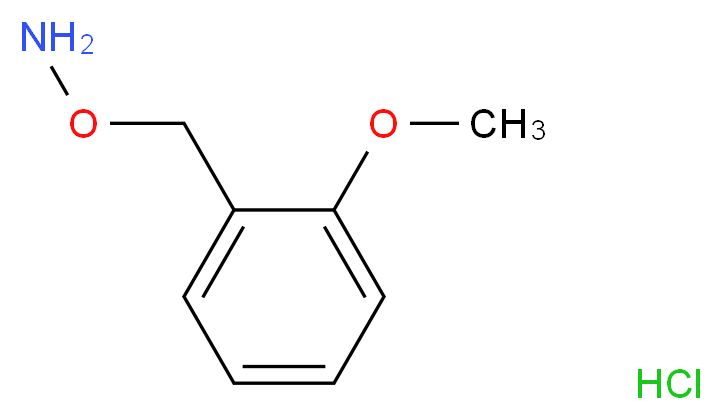 O-[(2-methoxyphenyl)methyl]hydroxylamine hydrochloride_分子结构_CAS_317821-72-0