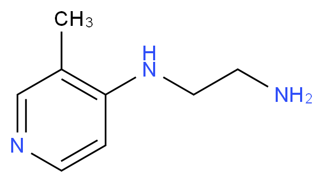 N-(2-aminoethyl)-3-methylpyridin-4-amine_分子结构_CAS_915922-09-7