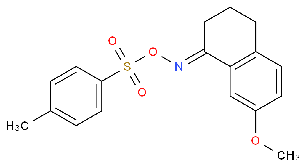 3,4-Dihydro-7-methoxy-2H-1-naphthalenone-O-tosyloxime_分子结构_CAS_99833-87-1)