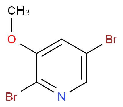 2,5-Dibromo-3-methoxypyridine_分子结构_CAS_1142191-57-8)