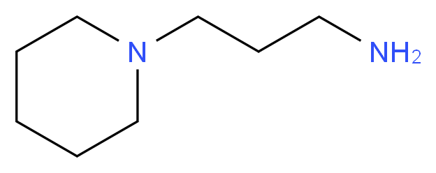 1-(3-氨丙基)哌啶_分子结构_CAS_3529-08-6)