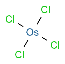 Osmium(IV) chloride_分子结构_CAS_10026-01-4)