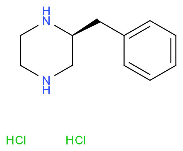 (S)-2-benzylpiperazine dihydrochloride_分子结构_CAS_133525-05-0)