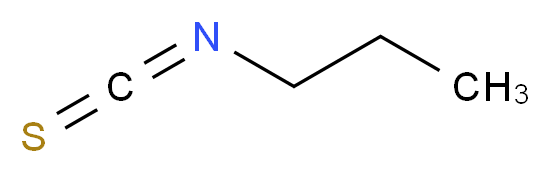 n-PROPYL ISOTHIOCYANATE_分子结构_CAS_628-30-8)