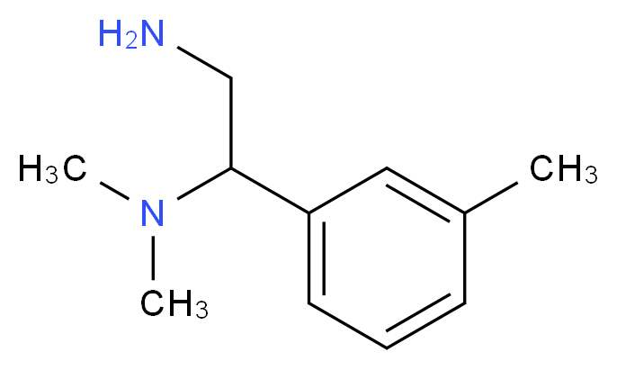 N~1~,N~1~-dimethyl-1-(3-methylphenyl)-1,2-ethanediamine_分子结构_CAS_928000-34-4)