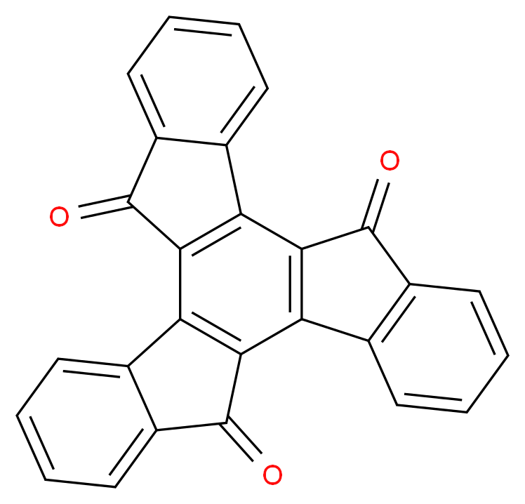 Truxenone_分子结构_CAS_4430-15-3)