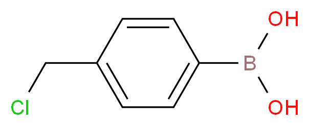 [4-(chloromethyl)phenyl]boronic acid_分子结构_CAS_164413-77-8