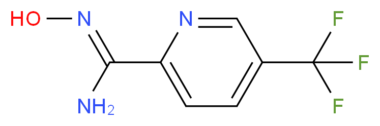 5-(Trifluoromethyl)pyridin-2-ylamidoxime_分子结构_CAS_175277-44-8)